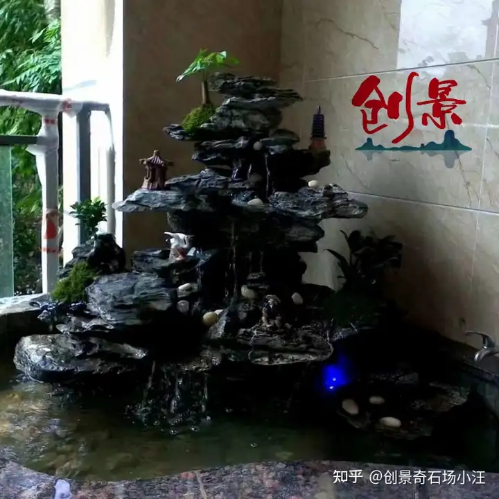 广东英德石之青龙石，园林常用景观假山石材，鱼池驳岸英石叠石案例