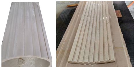 石材罗马槽圆弧板加工工艺